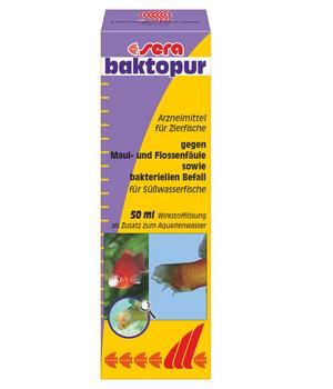sera Arzneimittel für Zierfische Baktopur, 50 ml