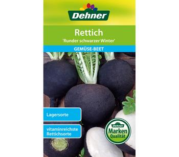 Dehner Samen Rettich 'Runder schwarzer Winter'
