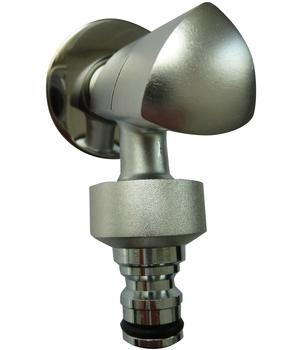 Tomco Wasserhahn Picollo, ca. B3/H9/T6,5 cm, Silber - Messing