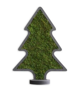 styleGREEN Weihnachtsbaum aus Waldmoos, ca. B27/H37/T2 cm, Grün - Moos, Holz