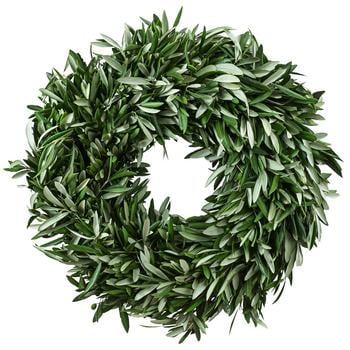 Dehner Kranz Olive, ca. Ø45 cm, Grün - Naturmaterial