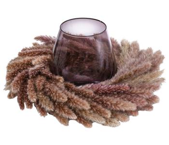 Dehner Sommerkranz mit Windlicht, ca. Ø45 cm