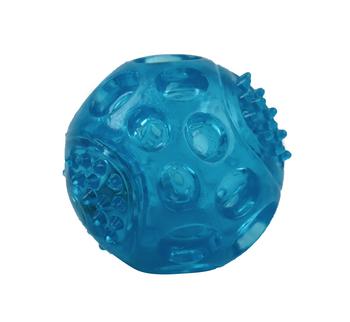 Dehner Lieblinge Hundespielzeug Blinky Marble, blau, ca. Ø6,3 cm