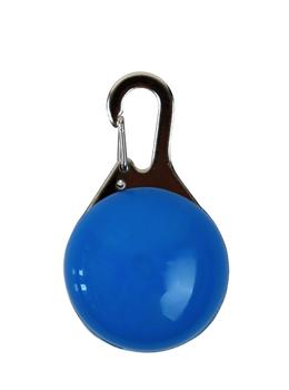Dehner Lieblinge Leuchtanhänger, ca. B3,5/H5/T2,2 cm, Blau / Schwarz - Kunststoff Metall