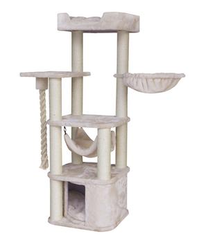 Nobby Kratzbaum Classic Zada, ca. B50/H145/T50 cm, Creme - Sisal / Holz Polyester