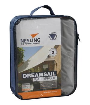 Nesling Sonnensegel Dreamsail, dreickig, ca. B400/T400 cm, Grau - Polyester