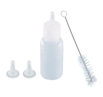 2 x Nobby Kleintier-Aufzuchtflasche, 50 ml - Kunststoff / Silikon - Mindestbestellmenge: 2 Stk.