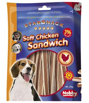 Nobby® Hundesnack Soft Chicken Sandwich, 375 g