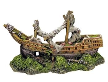 Nobby Aquariumdeko Boot, ca. B22/H12,5/T9,5 cm