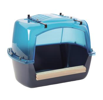 SAVIC Badehaus Splash Giant, weiß/blau, ca. B26/H40/T20 cm