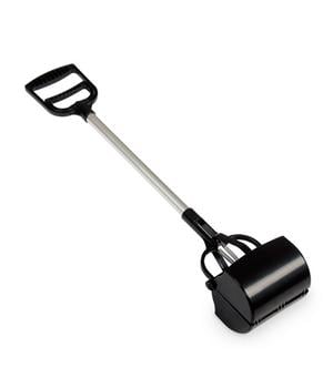 Nobby Kot-Greifer, schwarz, ca. L72 cm, Schwarz / Silber - Aluminium Kunststoff