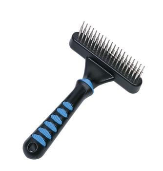 Nobby Entwirrungsstriegel Comfort Line, schwarz/blau, ca. B22/H6/T11 cm