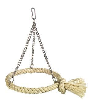 Nobby Vogelspielzeug Sisal Ring, beige, ca. B18/H25/T5 cm