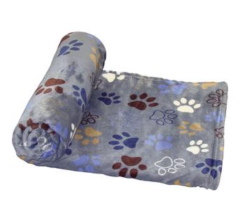 Nobby Kuscheldecke Fleece Paid Lissi Classic, rechteckig, grau, ca. B150/T100 cm