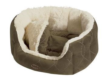 Nobby Komfortbett Ceno, oval, Beige / Braun - Polyester