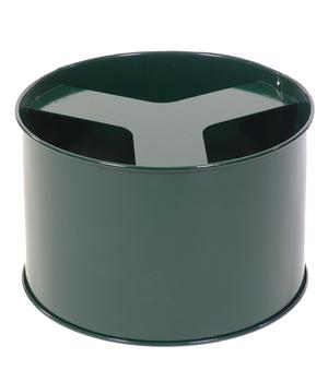 RENNER Metall-Sockel für Regentonnen, ca. H35 cm, dunkelgrün - Metall