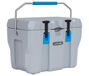 Lifetime Kühlbox, Grau - Polypropylen, Nylon