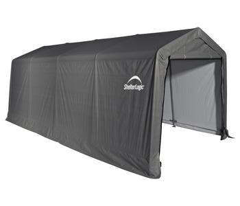 Shelter Logic Foliengarage, Grau - Stahl / Polyethylen