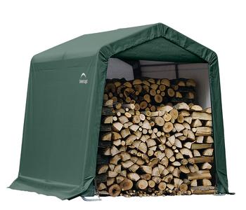 Shelter Logic Foliengerätehaus, Grün - Stahl / Polyethylen