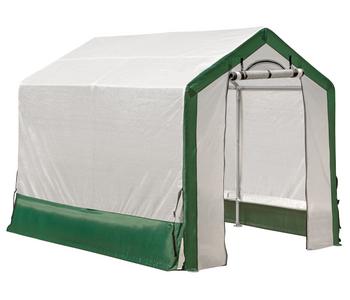 Shelter Logic Foliengewächshaus, ca. B180/H200/T240 cm, Weiß - Stahl / Polyethylen