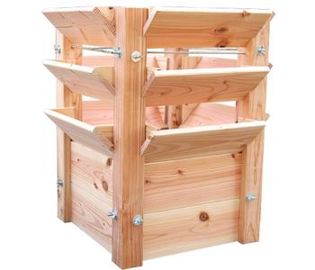 Westmann Holz-Hochbeet Premium, Natur - Lärchenholz