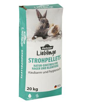 Dehner Lieblinge Kleintierstreu Strohpellets für Nager & Kleintiere
