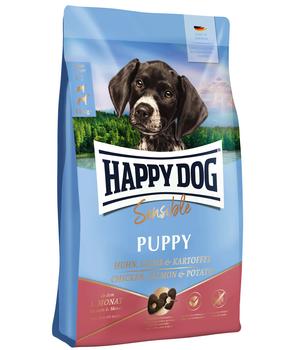 Happy Dog Trockenfutter für Hunde Supreme Sensible Puppy, Huhn, Lachs & Kartoffel