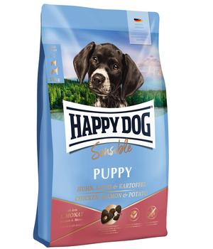 Happy Dog Trockenfutter für Hunde Supreme Sensible Puppy, Huhn, Lachs & Kartoffel