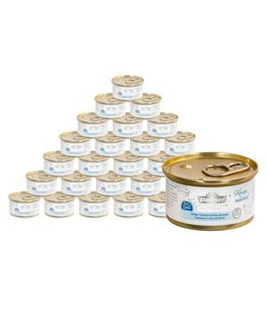Dehner Premium Lovely Nassfutter für Katzen in Gelee Komm naschen!, 24 x 85 g