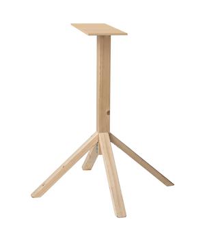 Dehner Natura Premium Futterständer Alpstein, natur, ca. B84,3/H99,5/T84,3 cm - Fichtenholz