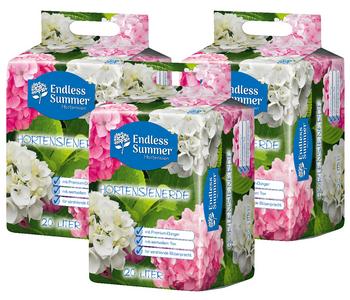 Endless Summer Hortensienerde, Rot/Weiß, 3 x 20 l