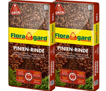 Floragard Pinienrinde 25-40 mm, 2 x 60 l