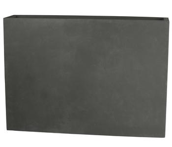 Dehner Fiberglas-Kasten, rechteckig, grau, ca. B118/H85/T26 cm