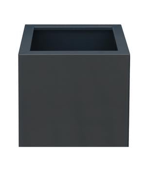 Palatino Metall-Pflanzgefäß Nora, quadratisch, anthrazit