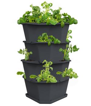 Gusta Garden Kartoffelturm Paul Potato Starter, 4 Etagen, ca. B44/H65/T44 cm