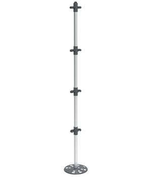 Gusta Garden Rankhilfe Tomato Buddy, ca. B18/H128/T18 cm, Grau - Polypropylen / Aluminium