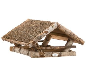 Dehner Natura Premium Futterhaus Nürnberg mit Heudach, ca. B52/H25/T48 cm