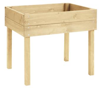 Hecht Holz-Kinderhochbeet, ca. B45/H40/T45 cm, Beige - Holz