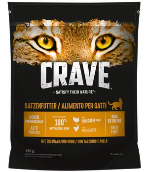 CRAVE™ Trockenfutter für Katzen Adult, 750 g