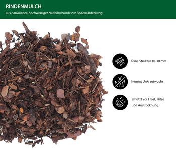 Dehner Rindenmulch fein, 60 l Dehner