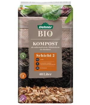 Dehner Bio Hochbeet-Kompost, 40 l