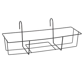 Dehner Metall-Balkonblumenkastenhalter Trixie, Schwarz - Metall