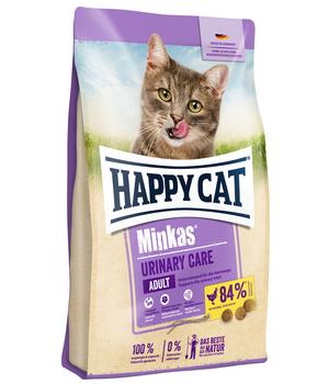 Happy Cat Trockenfutter für Katzen Minkas Urinary Care, Geflügel, 10 kg