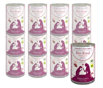Herrmann's Nassfutter für Hunde Classic Menü Bio
