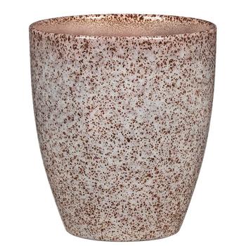 Scheurich Keramik-Übertopf Solido, konisch, hellbraun, ca. Ø13 cm