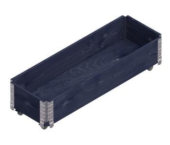 Upyard Holz-Kräuterkasten HerbsBox mit Rollen, ca. B120/H20/T40 cm