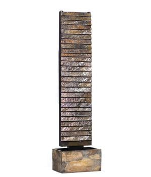 Climaqua Gartenbrunnen Ava, Braun - Schiefer