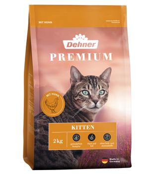 Dehner Premium Trockenfutter für Katzen Kitten, Huhn