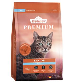 Dehner Premium Trockenfutter für Katzen Light Senior, Geflügel