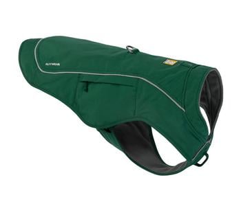 RUFFWEAR Hundejacke Overcoat Fuse , Dunkelgrün - Aluminium / Nylon Polyester
